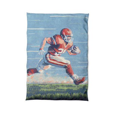 8 Bit Running Back in Twin XL (68" x 92") Size