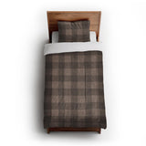 Buffalo Plaid Dark Cedar Brown in Twin XL (68" x 92") Size