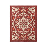 Annette Red & Ivory in Twin XL (68" x 92") Size