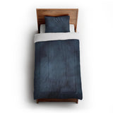 Andromeda Watercolor Navy in Twin XL (68" x 92") Size