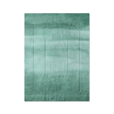 Jacinda Watercolor Teal Ombre in Twin XL (68" x 92") Size
