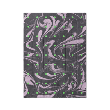 Acid Burn Purple & Green in Twin XL (68" x 92") Size