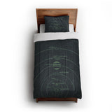 Solar System Navy & Mint in Twin XL (68" x 92") Size