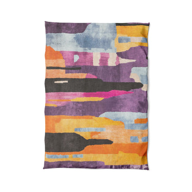 Raheem Orange & Purple in Twin XL (68" x 92") Size