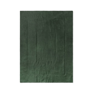 Keanu Watercolor Dark Green Ombre in Twin XL (68" x 92") Size