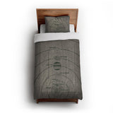 Solar System Taupe & Forest in Twin XL (68" x 92") Size
