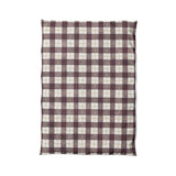 Wallace Plaid Maroon & Gold in Twin XL (68" x 92") Size