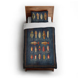 Fishing Lures in Twin XL (68" x 92") Size