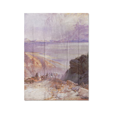 The Great Salt Lake of Utah by Thomas Moran in Twin XL (68" x 92") Size