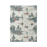 Gone Fishing in Twin XL (68" x 92") Size