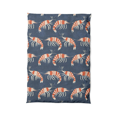 Tribal Prawns in Twin XL (68" x 92") Size