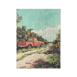 Orange Grove in Twin XL (68" x 92") Size