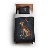 Night Cheetah in Twin XL (68" x 92") Size