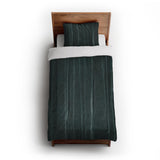 Felix Bleach Dye Deep Teal in Twin XL (68" x 92") Size