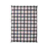 Wallace Plaid Navy & Red in Twin XL (68" x 92") Size