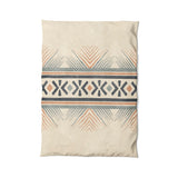 Loxcie Ivory & Blue in Twin XL (68" x 92") Size