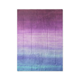 Imogen Watercolor Blue & Purple Ombre in Twin XL (68" x 92") Size