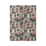 Harmon Surreal Check Blue & Pink in Twin XL (68" x 92") Size