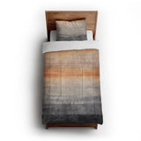 Ruidoso Navy & Burnt Orange in Twin XL (68" x 92") Size