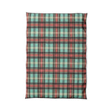Ferguson Plaid Teal Red in Twin XL (68" x 92") Size