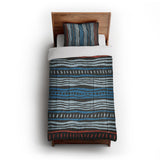 Delsin Blue & Black in Twin XL (68" x 92") Size