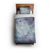 Zephyr Watercolor Amethyst in Twin XL (68" x 92") Size