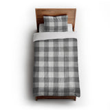 Buffalo Plaid Light Grey in Twin XL (68" x 92") Size