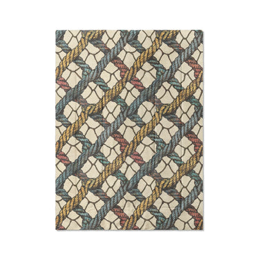 Naval Rope Multicolor in Twin XL (68" x 92") Size