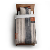 Gordian Navy & Orange in Twin XL (68" x 92") Size