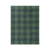 Buffalo Plaid Green Navy in Twin XL (68" x 92") Size