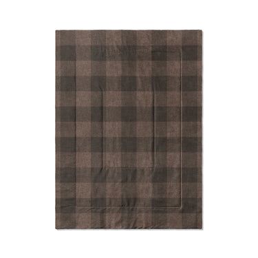 Buffalo Plaid Hickory Brown in Twin XL (68" x 92") Size