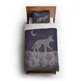 Desert Coyote Eggplant & Dusty Purple in Twin XL (68" x 92") Size