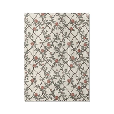 Rose Lattice in Twin XL (68" x 92") Size
