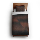 Euclid Black & Rust in Twin XL (68" x 92") Size