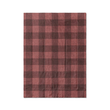 Buffalo Plaid Deep Red in Twin XL (68" x 92") Size