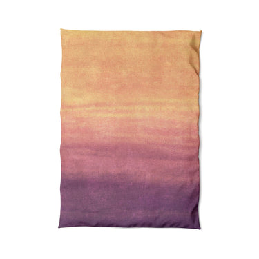 Imogen Watercolor Orange & Purple Ombre in Twin XL (68" x 92") Size