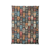 Tribal Masks in Twin XL (68" x 92") Size