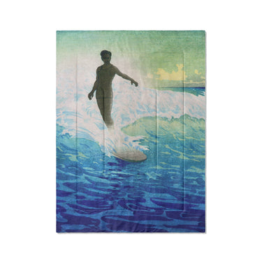 Hawaii Surfer by Charles Bartlett in Twin XL (68" x 92") Size