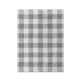 Buffalo Plaid Light Grey in Twin XL (68" x 92") Size