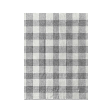 Buffalo Plaid Light Grey in Twin XL (68" x 92") Size