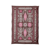 Topanga Burgundy & Pink in Twin XL (68" x 92") Size