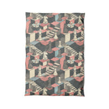 Harmon Surreal Check Blue & Pink in Twin XL (68" x 92") Size