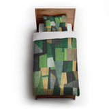 Baxter Green & Yellow in Twin XL (68" x 92") Size