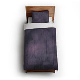 Andromeda Watercolor Purple & Blue in Twin XL (68" x 92") Size