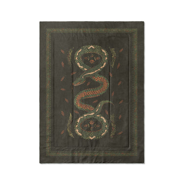 Snake in the Woods in Twin XL (68" x 92") Size