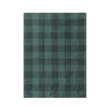 Buffalo Plaid Deep Teal in Twin XL (68" x 92") Size