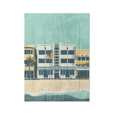 Art Deco Beach in Twin XL (68" x 92") Size