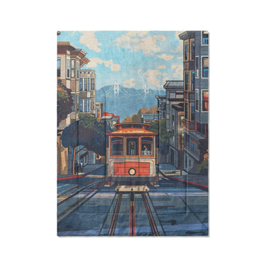 San Francisco Trolley in Twin XL (68" x 92") Size