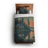 Adirondack Lakeside Cabin in Twin XL (68" x 92") Size