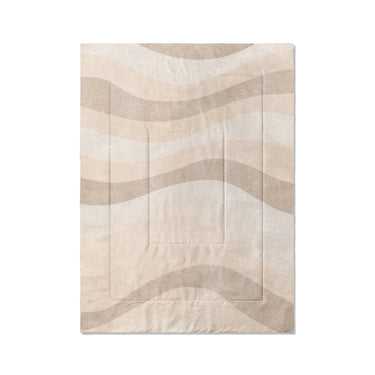Sinuous Ivory Monochrome in Twin XL (68" x 92") Size